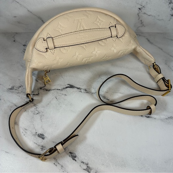 LV Louis Vuitton Empreinte Bumbag Cream Monogram Waist Crossbody - Picture 4 of 16